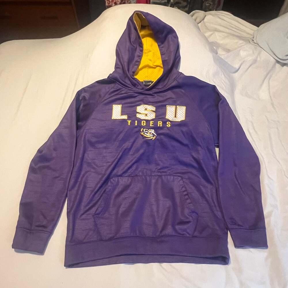 LSU Tigers Colosseum YOUTH XL Purple Pullover Hoodie
